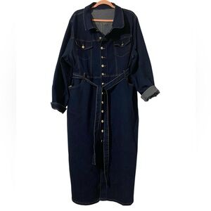 SHEIN Curve Denim Dress. EUC Sz 4XL